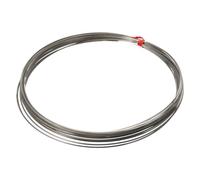PATIKIL Soft Nickel Silver Wire, 1Pcs 18Gauge/1.0x1.0mm Diameter 6m/19.68ft Square Craft Wire for Jewelry Making Beading Wires Wrapping