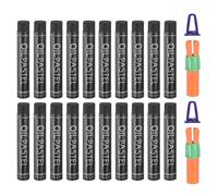 PATIKIL Soft Oil Pastels, 20Pcs Black Oil Pastel Crayons Pastel Art Supplies with 2Pcs Holder Creamy Texture Colored Chalk Smooth Blending Bulk Set for Artists Painting Drawing Gallery