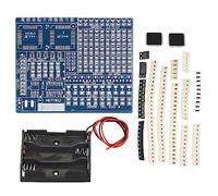 PATIKIL Soldering Practice Board, 1 Set Electronics Kit Prototype PCB Board DIY Welding Circuit SMT/SMD LED Flashing Light for Competition Experiment, 5V