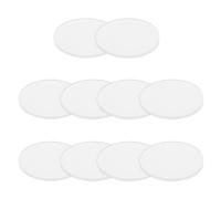 PATIKIL Solid Round Silicone Rubber Sheet, 10 Pcs 28mm OD x 1.5mm Thick Round Silicone Sealing Gasket Pads Bumper Pads for Home Craft Industrial Anti Vibration Slip Gasket, Translucent