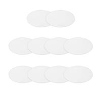 PATIKIL Solid Round Silicone Rubber Sheet, 10 Pcs 65mm OD x 1mm Thick Round Silicone Sealing Gasket Pads Bumper Pads for Home Craft Industrial Anti Vibration Slip Gasket, Translucent