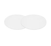 PATIKIL Solid Round Silicone Rubber Sheet, 2 Pcs 110mm OD x 1mm Thick Round Silicone Sealing Gasket Pads Bumper Pads for Home Craft Industrial Anti Vibration Slip Gasket, Translucent