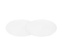 PATIKIL Solid Round Silicone Rubber Sheet, 2 Pcs 140mm OD x 1.5mm Thick Round Silicone Sealing Gasket Pads Bumper Pads for Home Craft Industrial Anti Vibration Slip Gasket, Translucent