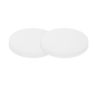 PATIKIL Solid Round Silicone Rubber Sheet, 2 Pcs 75mm OD x 8mm Thick Round Silicone Sealing Gasket Pads Bumper Pads for Home Craft Industrial Anti Vibration Slip Gasket, Translucent