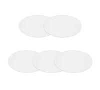PATIKIL Solid Round Silicone Rubber Sheet, 5 Pcs 100mm OD x 1.5mm Thick Round Silicone Sealing Gasket Pads Bumper Pads for Home Craft Industrial Anti Vibration Slip Gasket, Translucent
