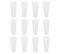 PATIKIL Solid Rubber Stoppers 5x9x20mm, 12 Pcs Tapered Lab Seal Rubber Stopper Lab Plug Test Tube Bungs for Flask Water Pipe Sealing, White