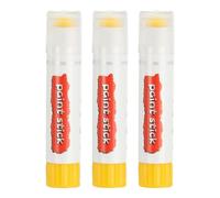 PATIKIL Solid Tempera Paints, 3 Pcs Washable Quick Drying Paint Sticks Paint Pens for Artists Beginners Art Supplies, Light Yellow