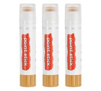 PATIKIL Solid Tempera Paints, 3 Pcs Washable Quick Drying Paint Sticks Paint Pens for Artists Beginners Art Supplies, Yellow Ochre