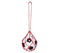 PATIKIL Solo Football Kick Net, Football Return Throw Training Net Soccer Training Aid Control Skills for Youth Adult Kicking Practice for 3, 4, 5 Ball Size, Red