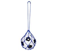 PATIKIL Solo Football Kick Net, Football Return Throw Training Net Soccer Training Aid Control Skills for Youth Adult Kicking Practice for 3, 4, 5 Ball Size, Blue