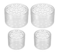 PATIKIL Spiral Flower Stem Holder, 4 Pcs Spiral Stem Holder Small & Large Spiral Ikebana Stem Holder for DIY Flower Vases Decoration, Clear