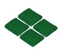 PATIKIL Sports Wristbands 8x8cm, 4 Pack Cotton Terry Cloth Absorbent Sweatband for Tennis Basketball Working Out Athletic Running, Dark Green