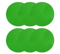 PATIKIL Spot Markers 12 Inch, 6 Pcs Non-Slip Floor Dots Agility Markers Flat Field Cones Poly Dots for Gym PE Speed Training Dance Soccer Basketball Sports, Green