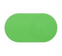 PATIKIL Spot Markers 4 Inch, 12 Pcs Non-Slip Floor Dots Agility Markers Flat Field Cones Poly Dots for Gym PE Speed Training Dance Soccer Basketball Sports, Green