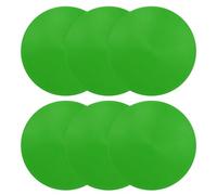 PATIKIL Spot Markers 8 Inch, 12 Pcs Non-Slip Floor Dots Agility Markers Flat Field Cones Poly Dots for Gym PE Speed Training Dance Soccer Basketball Sports, Green