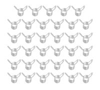 PATIKIL Spring Band Hose Pipe Clamps for 5-6mm OD Hose, 35 Pack Silicone Vacuum Constant Tension Band Clips for Fuel Line Silicone Air Hose Tube Water Pipe, Silver