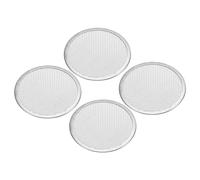 PATIKIL Sprouting Lids, 4Pcs 70mm Stainless Steel Screen Strainer Lids for Wide Mouth Canning Jars, Silver Tone