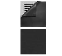 PATIKIL Square Magnetic Vent Covers 10x10 Inch, 2 Pcs Floor Air Vent Blocker Covers Register Sound Proof Cover for Home Floor Wall Ceiling, Black