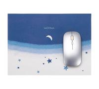 PATIKIL Square Mouse Pad, 13.6 x 10.4 Non-Slip Rubber Mouse Mat Oil Painting Series Printed Desk Mat for Office Home Laptop Computer Desk Accessories, Blue Moon