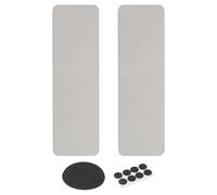PATIKIL Square Water Absorbent Diatomite Coasters 10.2x3.1inch, 2 Pack Quick Dry Sink Organizer for Plant Cosmetic Bottle Hand Soap Toiletries, Light Gray