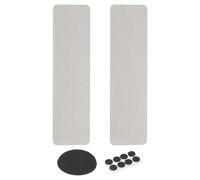 PATIKIL Square Water Absorbent Diatomite Coasters 11.8x3.1inch, 2 Pack Quick Dry Sink Organizer for Plant Cosmetic Bottle Hand Soap Toiletries, Light Gray