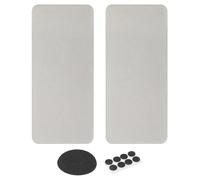 PATIKIL Square Water Absorbent Diatomite Coasters 12.2x5.5inch, 2 Pack Quick Dry Sink Organizer for Plant Cosmetic Bottle Hand Soap Toiletries, Light Gray