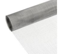 PATIKIL Stainless Steel Woven Wire Mesh -20 Mesh 304 Metal Screen Mesh Roll, Durable Wire Mesh Window Screen Mesh, Suitable for Safety Net, Filter Net, Animal Cage Net(15.7inch x 10 Ft)