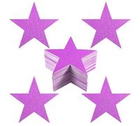 PATIKIL Star Cutouts, 150 Pack Star Cutout Paper Stars for Classroom Decoration DIY Craft Project Bulletin Board Wall Poster, Pink