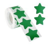 PATIKIL Star Stickers Roll 1.5", 500 Pcs Self-Adhesive Reward Stickers for Classroom Teacher Supplies and DIY Craft, Green