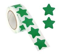 PATIKIL Star Stickers Roll 1", 500 Pcs Self-Adhesive Reward Stickers for Classroom Teacher Supplies and DIY Craft, Green