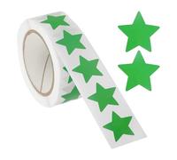 PATIKIL Star Stickers Roll 3/4", 500 Pcs Self-Adhesive Reward Stickers Star Labels for Behavior Chart Classroom Teacher Supplies and DIY Craft, Green