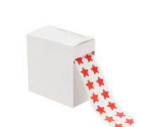 PATIKIL Star Stickers Roll 3/8", 1000 Pcs Self-Adhesive Reward Stickers for Classroom Teacher Supplies and DIY Craft, Red