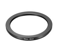 PATIKIL Step Down Ring Adapter 58mm to 49mm, Filter Step-down Rings Camera Lens Filters Metal Ring Digital for ND IR DSLR Lenses, Black