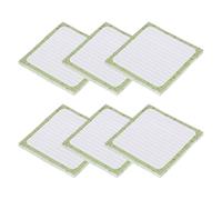 PATIKIL Sticky Notes Cute, 3x3, 6 Pads, 300 Sheets Sticky Notes Self-Stick Post-Its Notes Pads with Lines for Classroom Office Must Have Supplies, Cream Green
