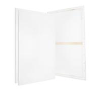 PATIKIL Stretched Canvas, 3 Pcs 24" x 20" Rectangle Canvas for Painting Blank Primed Canvas Cotton Canvas Panels for Acrylics Oil Watercolor Paints, White