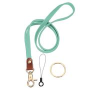 PATIKIL Stretchy Lanyards, Retractable Neck Lanyards with Lobster Clasp Elastic Long Keychain Holders for Teacher Women Men Holding Id Badges Wallet Phone, Green