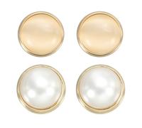 PATIKIL Strong Hijab Pins, 4Pcs Strength adhesion Pins Multi-Use Pinless Scarf Clip for Women's Clothing Dress Scarves, Pearl/White