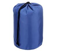 PATIKIL Stuff Sack, 5 x 10 Inch Waterproof Outdoor Storage Sack Portable Drawstring Dust Flap Bag Lightweight Sleeping Bag for Camping Hiking Travel, Navy Blue