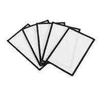 PATIKIL Sublimation Blank Patches Fabric Rectangular Iron-on Repair Blank Patches for Hat Caps Clothes Shoes Bags Backpacks DIY Crafts, 10 Pcs, White, 2x3