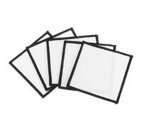 PATIKIL Sublimation Blank Patches Fabric Square Iron-on Repair Blank Patches for Hat Caps Clothes Shoes Bags Backpacks DIY Crafts, 15 Pcs, White, 2.4x2.4