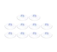 PATIKIL Suction Cups 45mm/1.8 Inch, 10 Pack PVC Sucker Pads Without Hooks for Home Kitchen Bathroom Organization Decoration Hanging Items, Clear