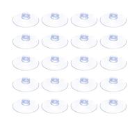 PATIKIL Suction Cups 45mm/1.8 Inch, 20 Pack PVC Sucker Pads Without Hooks for Home Kitchen Bathroom Organization Decoration Hanging Items, Clear