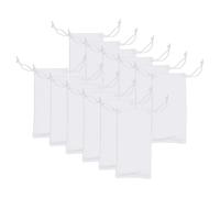 PATIKIL Sunglasses Pouch 7.09"x 3.54", 12Pcs Microfiber Soft,White | Eyeglass Case Glasses Bag with Drawstring for Cell Phone, Sunglass Anti-Scratch Storage