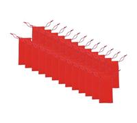 PATIKIL Sunglasses Pouch 7.09"x 3.54", 25 Pcs Microfiber Soft Eyeglass Case, Glasses Bag with Drawstring for Cell Phone, Sunglass Anti-Scratch Storage, Red