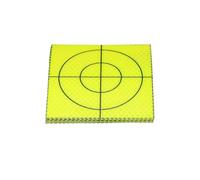 PATIKIL Survey Reflector Sheets 100x100mm, 12 Pcs Self-Adhesive Reflective Target Sheets Survey Target Mark Tape for Total Stations Check Shots Back Sights Monitoring, Green