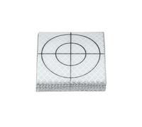 PATIKIL Survey Reflector Sheets 60x60mm, 30 Pcs Self-Adhesive Reflective Target Sheets Survey Target Mark Tape for Total Stations Check Shots Back Sights Monitoring, White