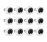 PATIKIL T5 Fluorescent Light Holder, 12 Pack G5 Lamp Base LED Fluorescent Tube Light Socket 500V Non-shunted Turn Type Lamp Holder Replacement, 22x26x17mm