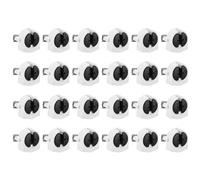 PATIKIL T5 Fluorescent Light Holder, 24 Pack G5 Lamp Base LED Fluorescent Tube Light Socket 500V Non-shunted Turn Type Lamp Holder Replacement, 22x26x17mm