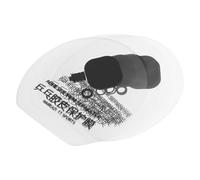 PATIKIL Table Tennis Racket Rubber Protection Film, 30 Pack Adhesive Ping Pong Paddle Protect Film Accessory, Clear Grey