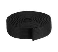 PATIKIL Taekwondo Colored Ranking Belt 1.6" x11.8Ft 3.6m, Cotton Martial Arts Judo Karate Belt for Coach Teaching Practice, Black